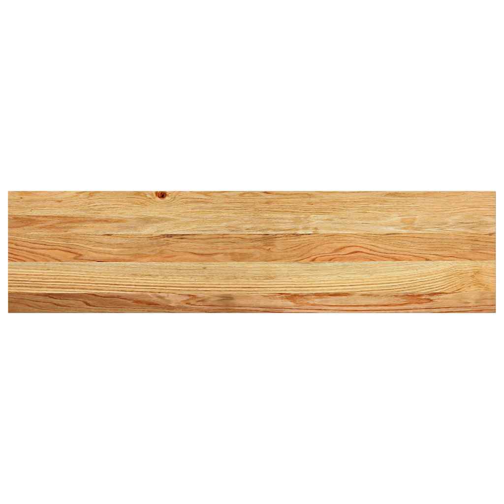 vidaXL Stair Treads 2 pcs Light Brown 100x25x2 cm Solid Wood Oak 4