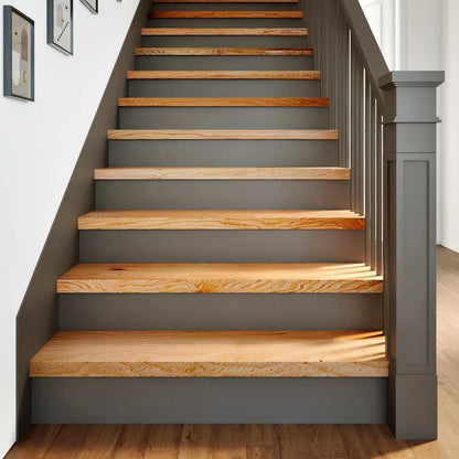 vidaXL Stair Treads 2 pcs Light Brown 100x25x2 cm Solid Wood Oak 1