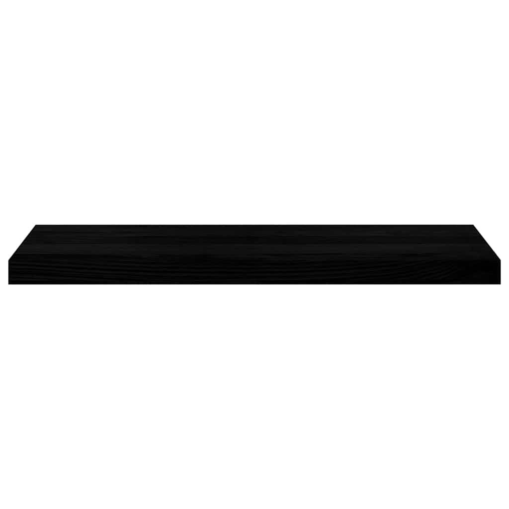 vidaXL Stair Treads 2 pcs Brown Black 80x25x2 cm Solid Wood Oak 5