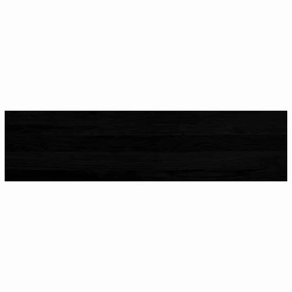 vidaXL Stair Treads 2 pcs Brown Black 100x25x2 cm Solid Wood Oak 4