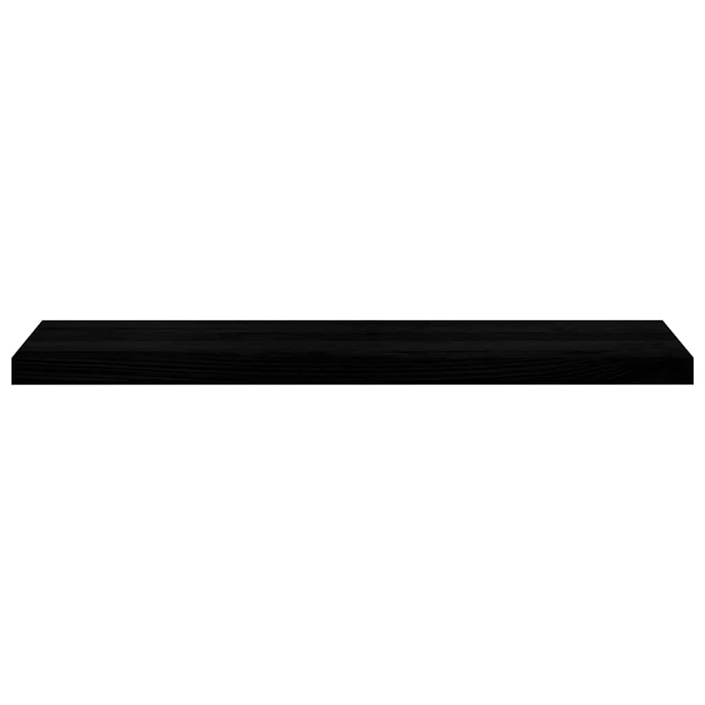 vidaXL Stair Treads 2 pcs Brown Black 100x25x2 cm Solid Wood Oak 5
