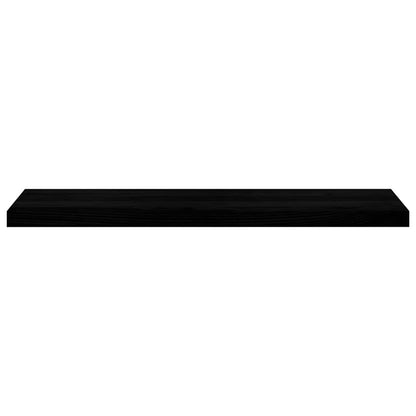 vidaXL Stair Treads 2 pcs Brown Black 100x25x2 cm Solid Wood Oak 5