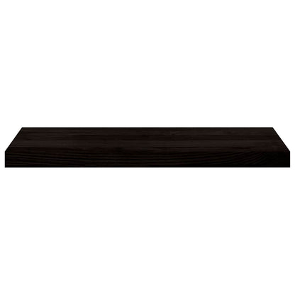vidaXL Stair Treads 2 pcs Brown Black 70x30x2 cm Solid Wood Oak 5