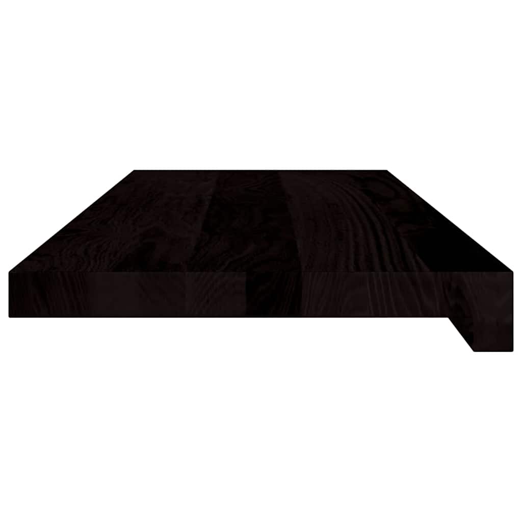 vidaXL Stair Treads 2 pcs Brown Black 70x30x2 cm Solid Wood Oak 6