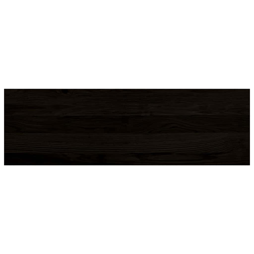 vidaXL Stair Treads 2 pcs Brown Black 80x30x2 cm Solid Wood Oak 4