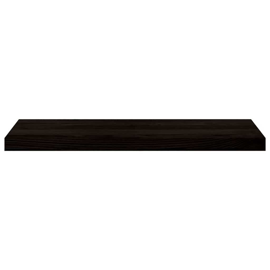 vidaXL Stair Treads 2 pcs Brown Black 80x30x2 cm Solid Wood Oak 5