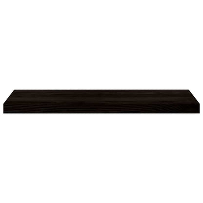 vidaXL Stair Treads 2 pcs Brown Black 80x30x2 cm Solid Wood Oak 5