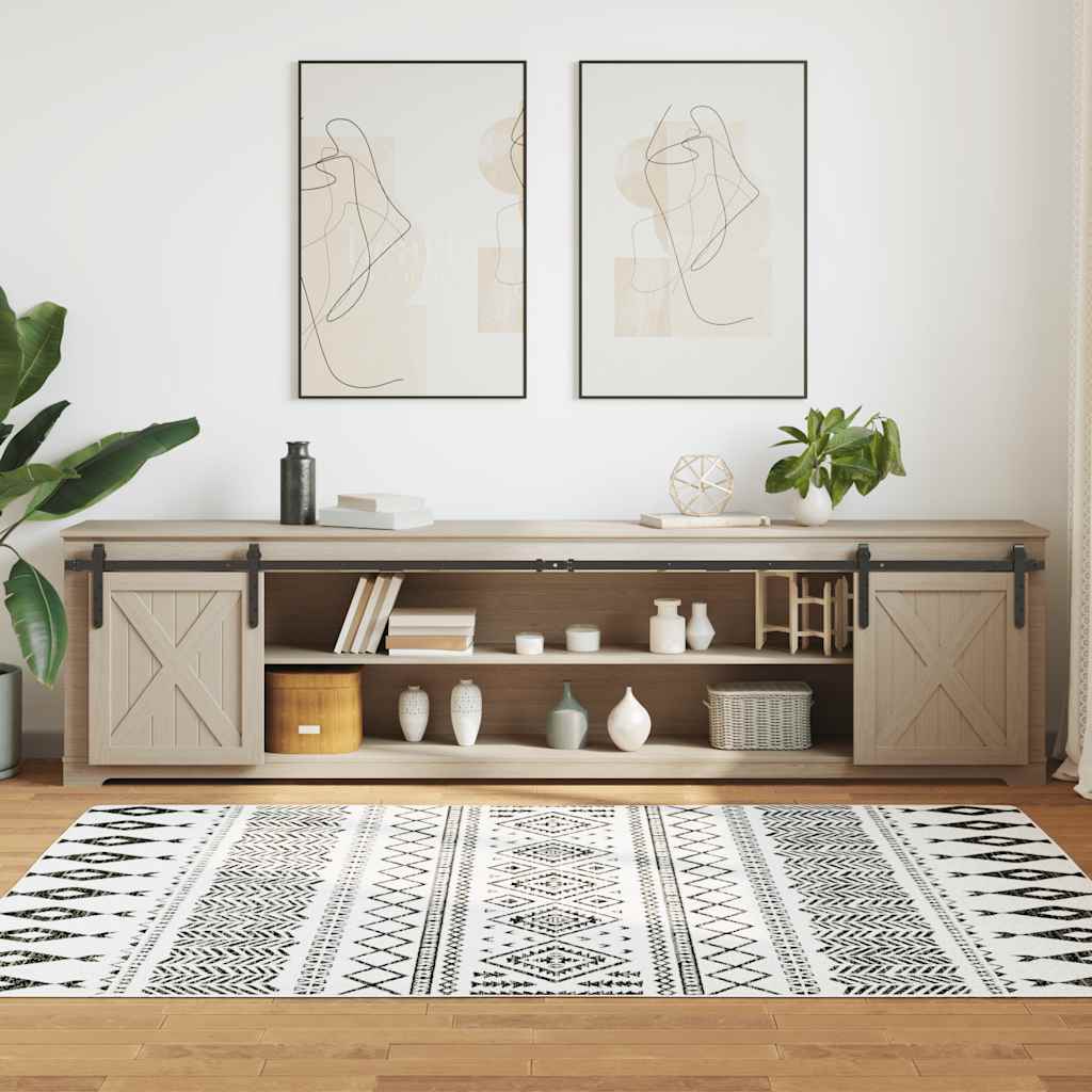 vidaXL Sliding Cabinet Door Kit 244 cm Carbon Steel 3