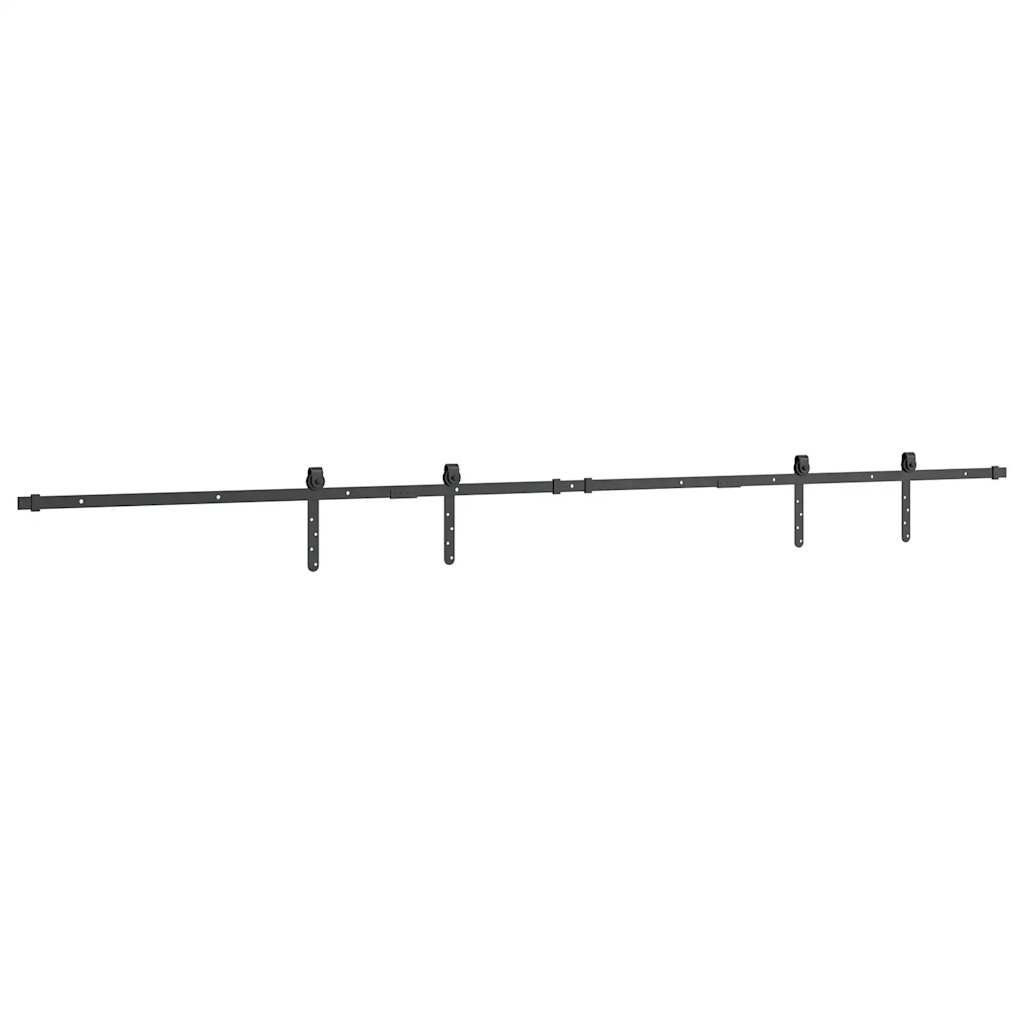 vidaXL Sliding Cabinet Door Kit 244 cm Carbon Steel 5
