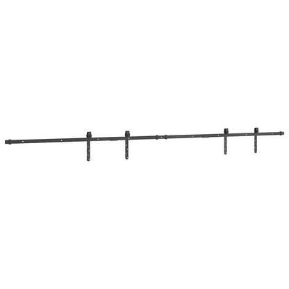 vidaXL Sliding Cabinet Door Kit 244 cm Carbon Steel 5
