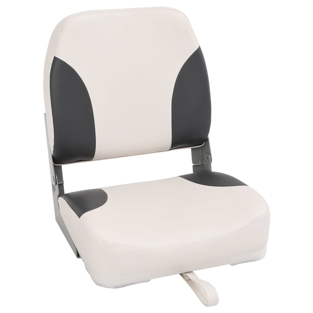 vidaXL Boat Seat with Fixing Strap Foldable 41x36x48 cm 2