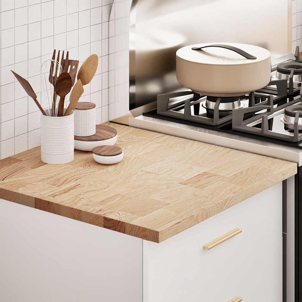 vidaXL Kitchen Worktop 60x63,5x2,7 cm Solid Wood Oak Rectangular 1
