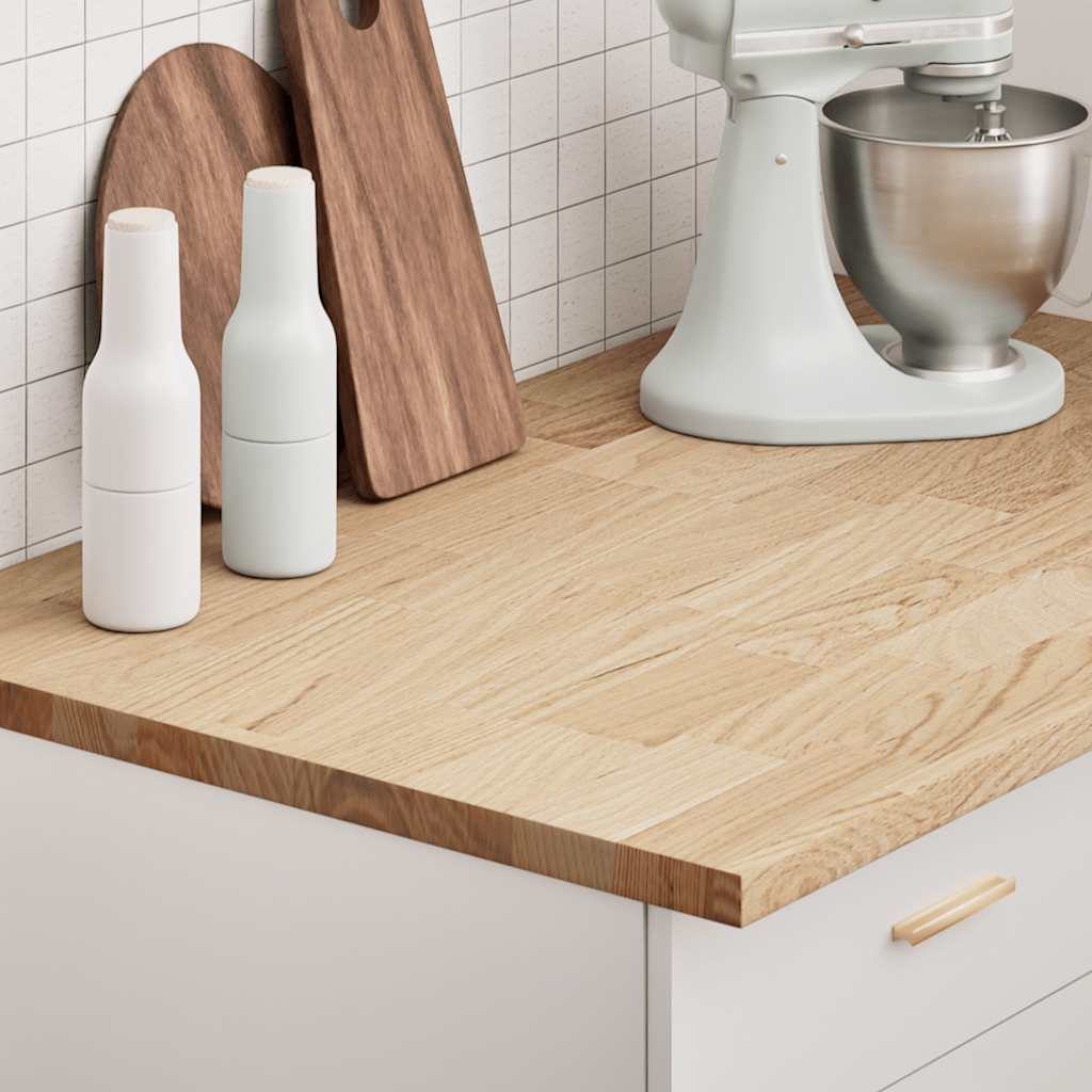 vidaXL Kitchen Worktop 40x63.5x4 cm Solid Wood Oak Rectangular