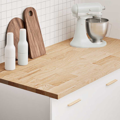 vidaXL Kitchen Worktop 40x63.5x4 cm Solid Wood Oak Rectangular