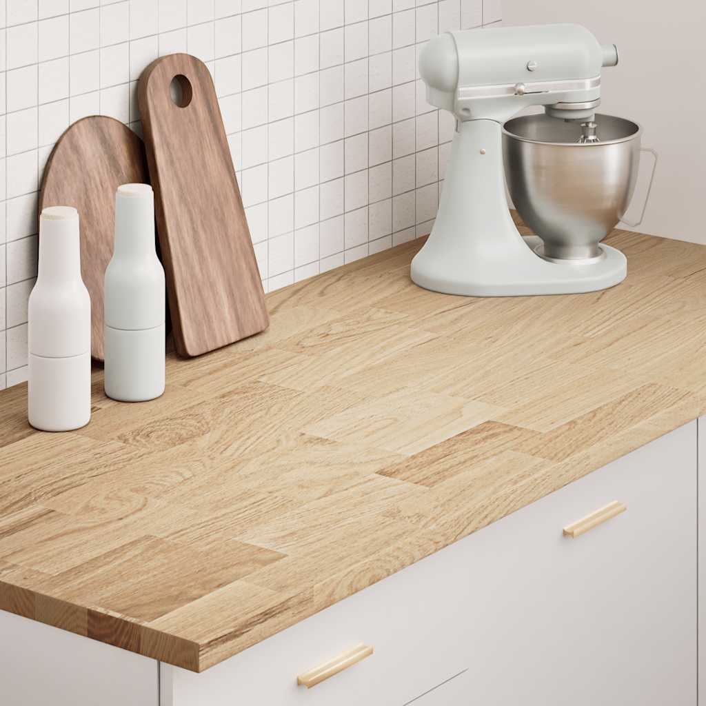 vidaXL Kitchen Worktop 40x63.5x4 cm Solid Wood Oak Rectangular