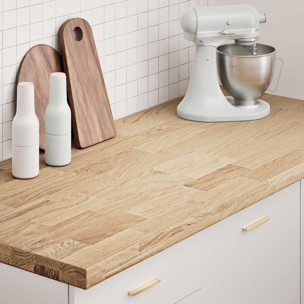 vidaXL Kitchen Worktop 40x63.5x4 cm Solid Wood Oak Rectangular