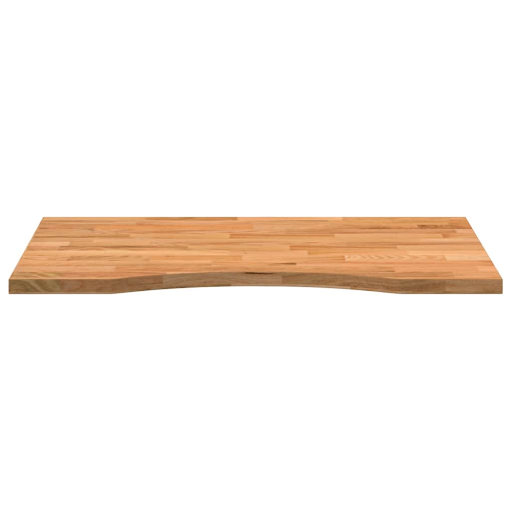 vidaXL Desk Top Light Brown 80x50x2.5 cm Solid Wood Oak Rectangular 5