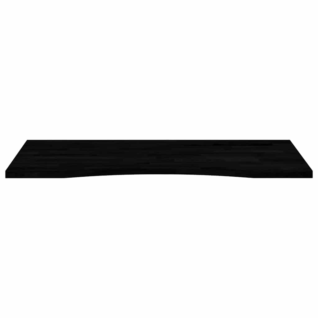 vidaXL Desk Top Dark Brown 100x50x2.5 cm Solid Wood Oak Rectangular 5