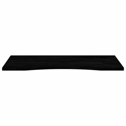 vidaXL Desk Top Dark Brown 100x50x2.5 cm Solid Wood Oak Rectangular 5