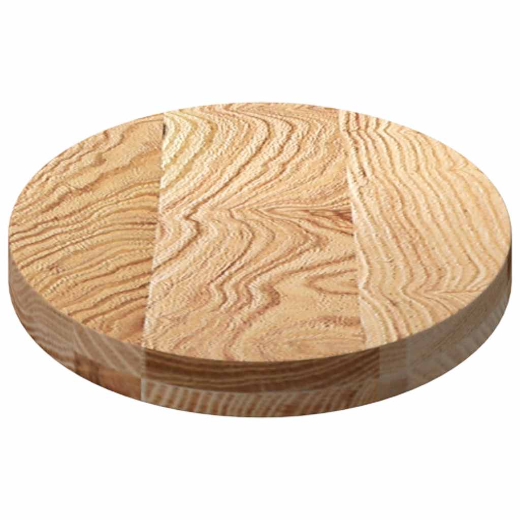 vidaXL Table Top 80x40x4 cm Solid Wood Oak Oval 6
