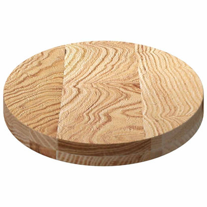 vidaXL Table Top 80x40x4 cm Solid Wood Oak Oval 6