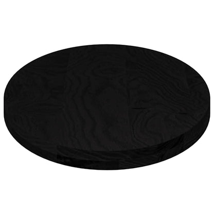 vidaXL Table Top Dark Brown 100x50x4 cm Solid Wood Oak Oval 6