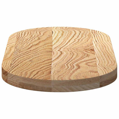 vidaXL Table Top 80x40x4 cm Solid Wood Oak Oval 6