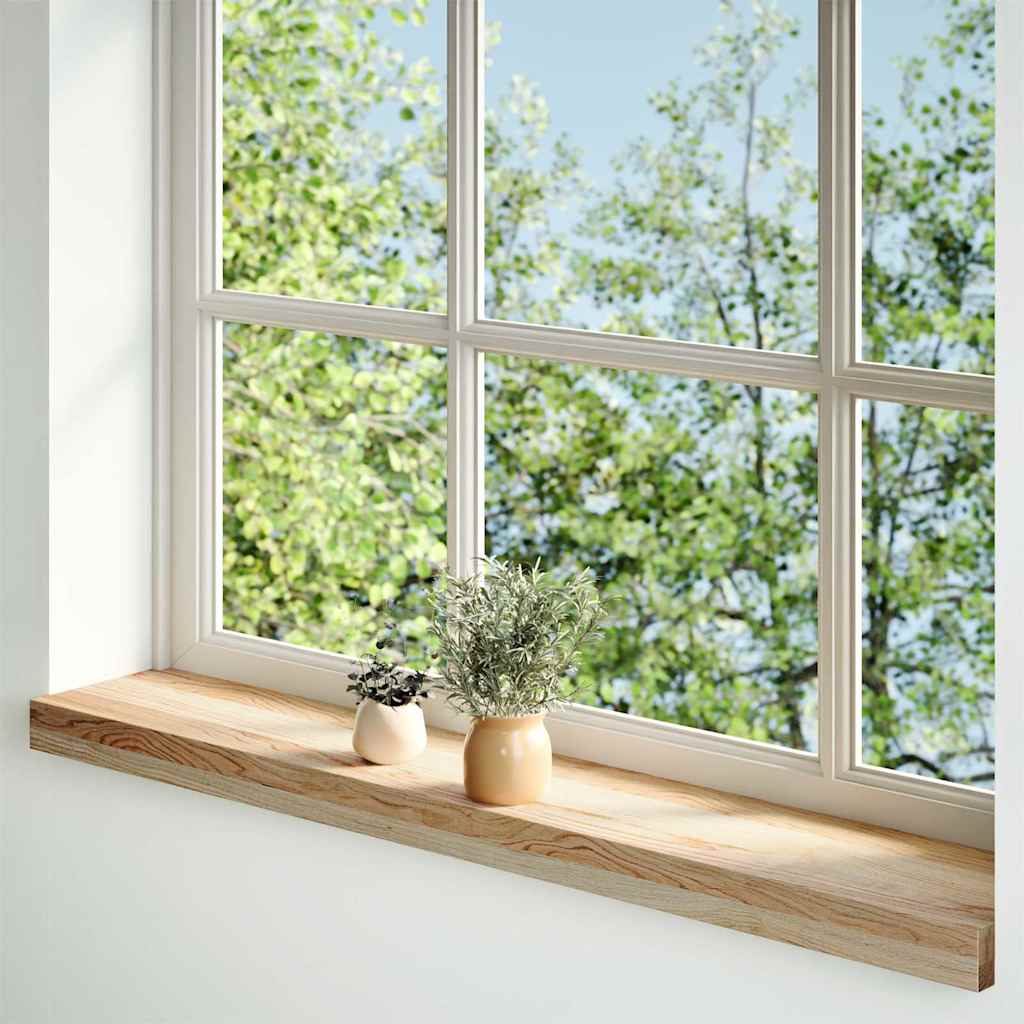 vidaXL Window Sills 2 pcs Untreated 100x15x2 cm Solid Wood Oak 2