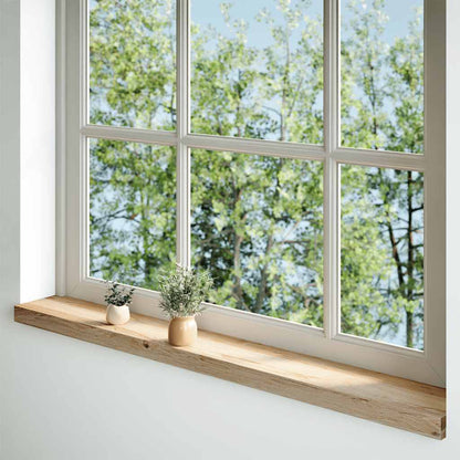 vidaXL Window Sills 2 pcs Untreated 110x15x2 cm Solid Wood Oak 2