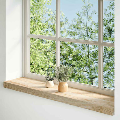 vidaXL Window Sills 2 pcs Untreated 100x20x2 cm Solid Wood Oak 2