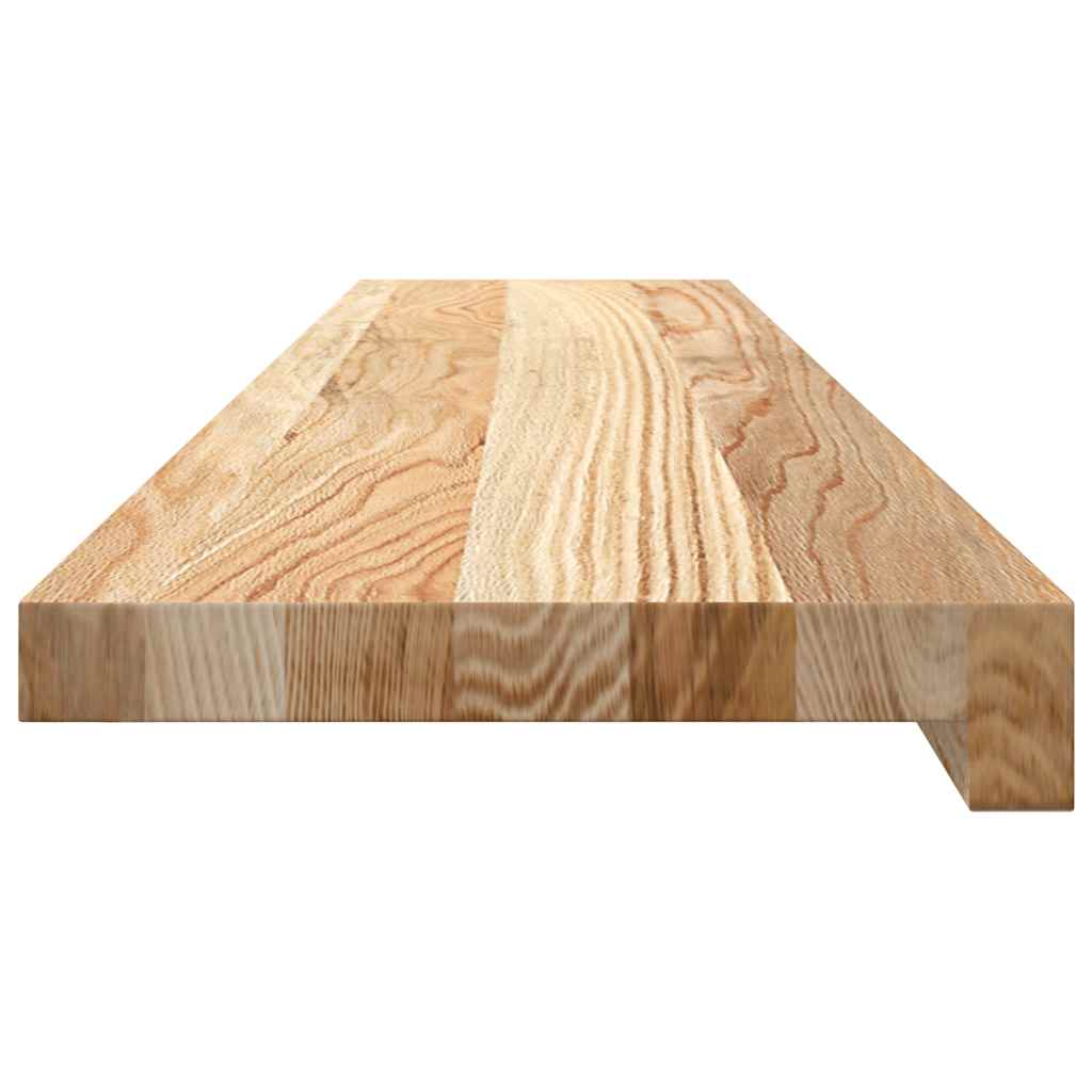 vidaXL Window Sills 2 pcs Untreated 100x20x2 cm Solid Wood Oak 5
