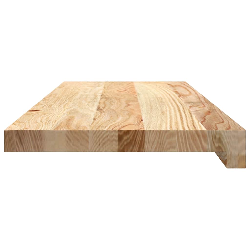 vidaXL Window Sills 2 pcs Untreated 70x25x2 cm Solid Wood Oak 5