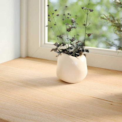 vidaXL Window Sills 2 pcs Untreated 80x25x2 cm Solid Wood Oak 3
