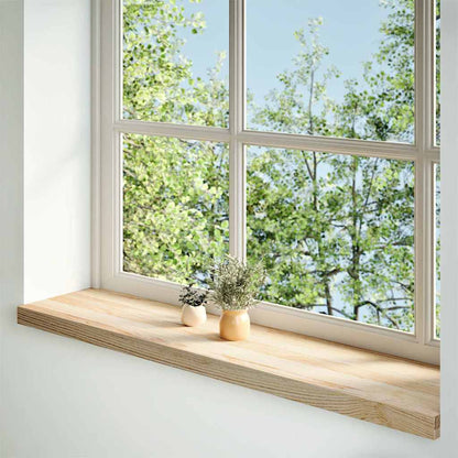 vidaXL Window Sills 2 pcs Untreated 100x25x2 cm Solid Wood Oak 2