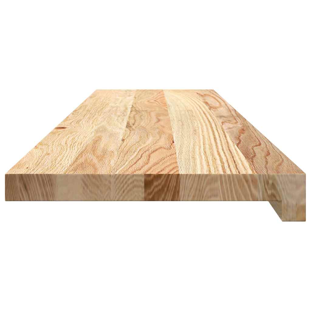 vidaXL Window Sills 2 pcs Untreated 100x25x2 cm Solid Wood Oak 5