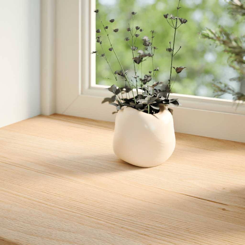 vidaXL Window Sills 2 pcs Untreated 110x25x2 cm Solid Wood Oak 3