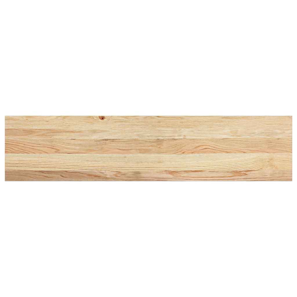 vidaXL Window Sills 2 pcs Untreated 110x25x2 cm Solid Wood Oak 6