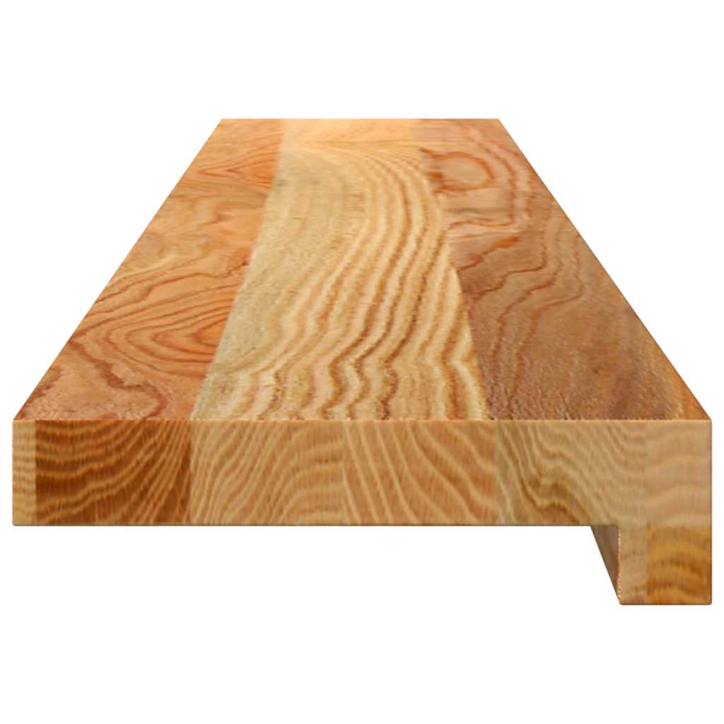 vidaXL Window Sills 2 pcs Light Brown 100x15x2 cm Solid Wood Oak 5