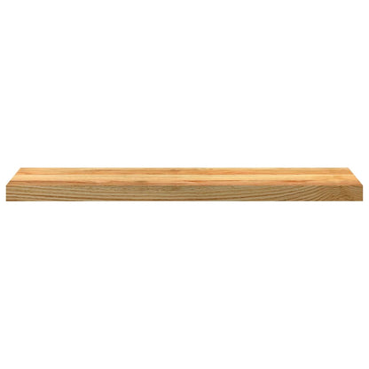 vidaXL Window Sills 2 pcs Light Brown 90x20x2 cm Solid Wood Oak 4