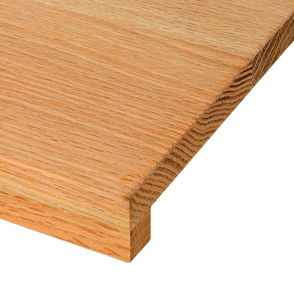 Window Sills 2 pcs Solid Wood Oak Depth 20 cm Light Brown 90 cm