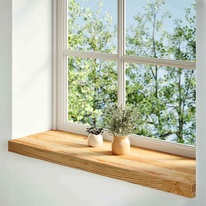 vidaXL Window Sills 2 pcs Light Brown 70x25x2 cm Solid Wood Oak 2