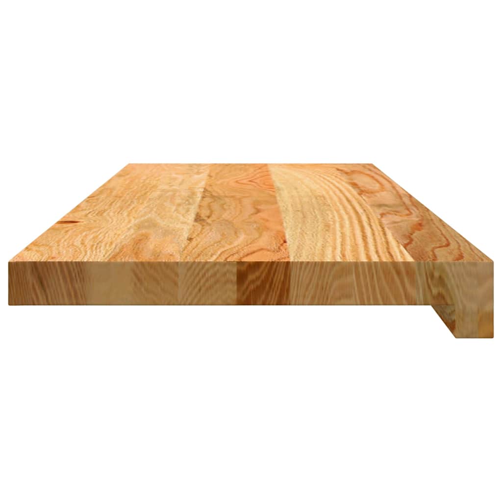 vidaXL Window Sills 2 pcs Light Brown 70x25x2 cm Solid Wood Oak 5