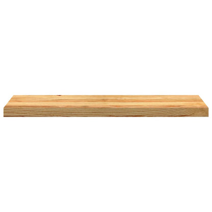 Window Sills 2 pcs Solid Wood Oak Depth 25 cm Light brown 90 cm