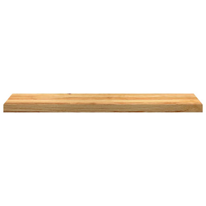 vidaXL Window Sills 2 pcs Light Brown 100x25x2 cm Solid Wood Oak 4