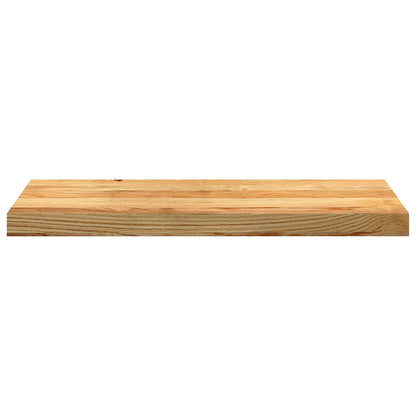 vidaXL Window Sills 2 pcs Light Brown 70x30x2 cm Solid Wood Oak 4