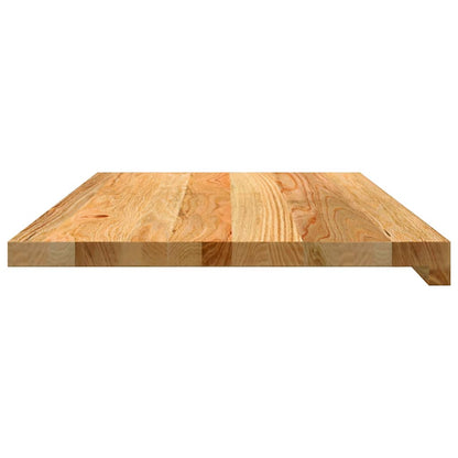 vidaXL Window Sills 2 pcs Light Brown 70x40x2 cm Solid Wood Oak 5