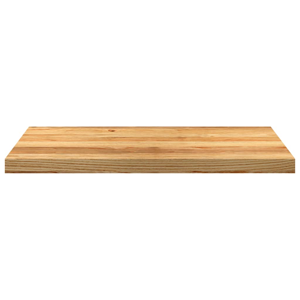vidaXL Window Sills 2 pcs Light Brown 80x40x2 cm Solid Wood Oak 4