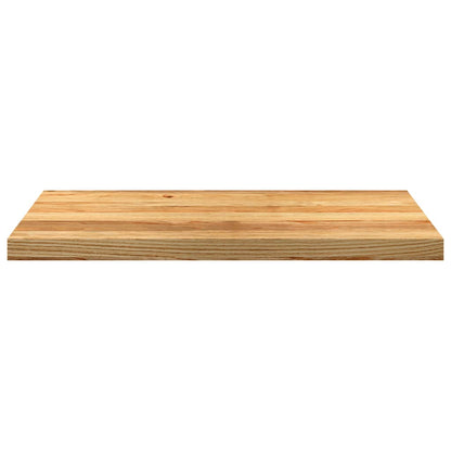 vidaXL Window Sills 2 pcs Light Brown 80x40x2 cm Solid Wood Oak 4