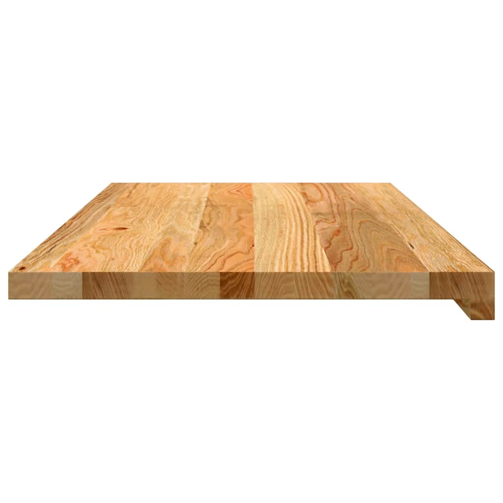 vidaXL Window Sills 2 pcs Light Brown 80x40x2 cm Solid Wood Oak 5
