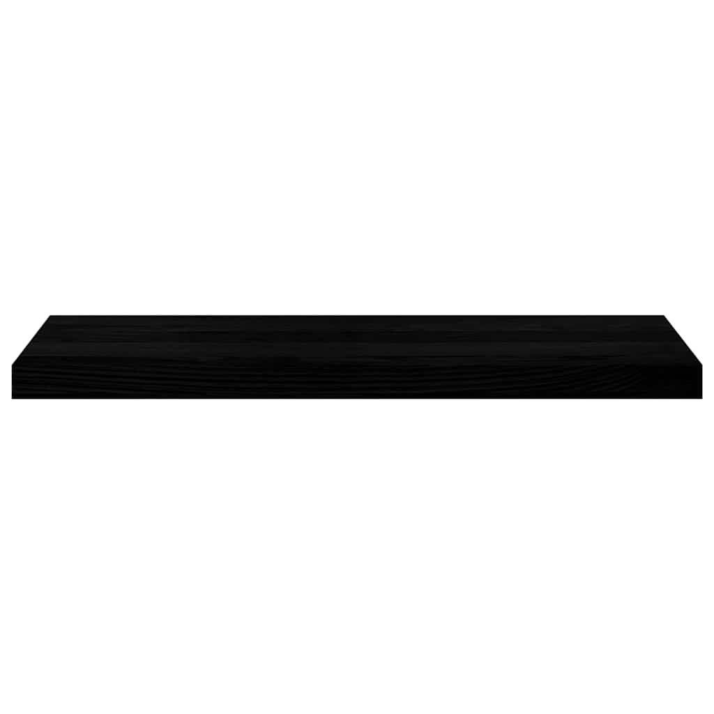 vidaXL Window Sills 2 pcs Brown Black 80x25x2 cm Solid Wood Oak 4